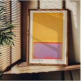 Fark Tanıtım Rothko &Ccedil;er&ccedil;evesiz Poster, Modern Dekoratif &Ccedil;er&ccedil;evesiz Poster, Tablo, Rothko-2, 30 x 40