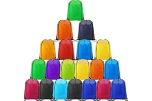 CHEPULA Drawstring Bags 12 / 20PCS Drawstring Gym Bag for Women Men, String Bag Large Sports Drawstring Backpack for Travel Shopping Swimming Yoga Beach