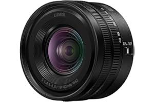Panasonic Lumix S-R1840E 18-40 mm F4.5-6.3 L-Mount-Objektiv, Vollformat-Weitwinkel- bis Semi-Standard-Kameraobjektiv, Variable Brennweite, Schwarz