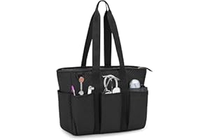 Fasrom Bolsa de enfermera para enfermeras de trabajo, estudiantes de enfermería y personal de atención médica en el hogar, Negro