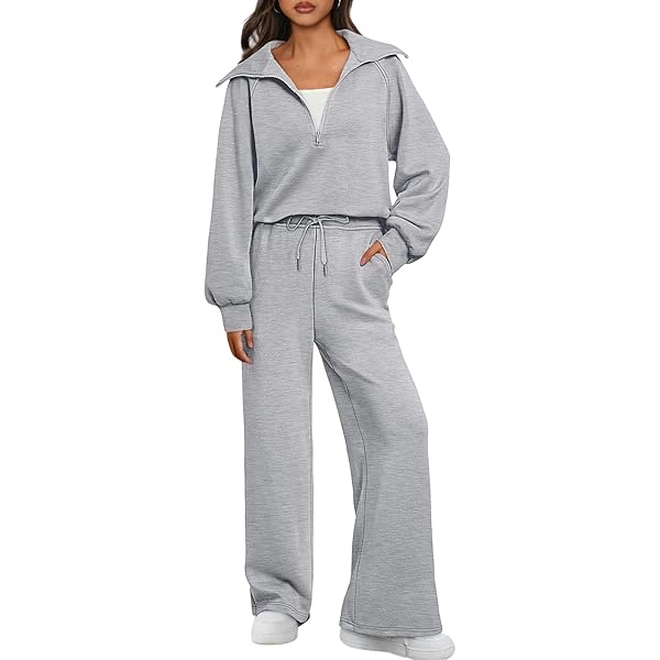 9/mo - Finance LILLUSORY 2 Piece Knit Lounge Sets Womens Matching Sweater Sets | Buy Now, Pay Later