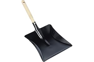 TURK Kayser GmbH Kehrschaufel lackiert L.220xB.230mm schwarz Heft gewachst