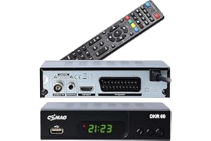 Comag DKR 60 HD digitaler Full HD Kabel-Receiver (PVR Ready, HDTV, DVB-C, Time Shift-Funktion, HDMI, SCART, USB 2.0) schwarz