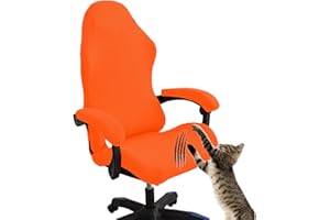 AHYBE Coprisedia Da Gaming Con Braccioli Fodera Per Sedia Da Ufficio Coprisedia Da Gioco Elasticizzata Sfoderabile E Lavabile, Copertura Per Sedia Da Gaming Per Sedia Da Computer Gioco ﻿(L)