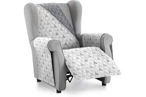 ‎TEXTIL-HOME Textil-home Sesselschoner Relax MALU, 1 Sitzer - Reversibel gepolsterter Sofaschutz. Farbe C/2