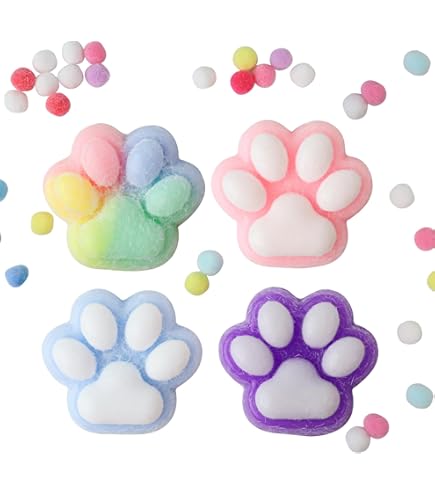 2PCS Jouet U00e0 Rebondissement Lent Pour Chat,Jouet U00e0 Presser Les Pieds