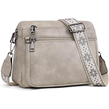 TopTTanBo Lightweight Crossbody Purse With Tassel - Women's Wristlet Shoulder Bag, Faux Leather, Adjustable Strap