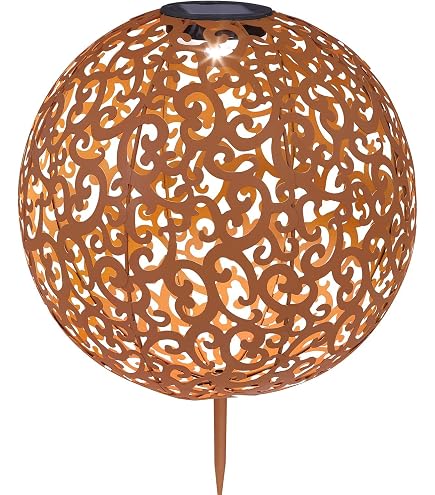 Solarlampe Für Außen Als Holzscheibe - 2er Set, 25 Cm Hoch, IP44, LED, Garten Deko