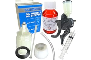 FANTIC26 Kit di assistenza Shimano per bici da corsa Gravel Road per freni a disco + siringa minerale da 100 ml, tubo di riempimento M7 x 0,75 TL-BR002