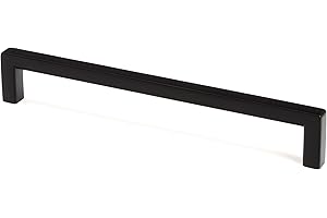 Gedotec Poignée Meuble Design Vintage - SIDO - Poignée de Porte et Tiroir de Meuble - Laqué Noir Mat Antique - Chambre, Cuisine, Salon, Bureau - Vis M4 Incluses - Entraxe 160 mm - 1 Pièce