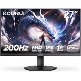 Koorui G2711P 27 İn&ccedil; Monit&ouml;r, 200Hz Oyun Monit&ouml;r&uuml;, IPS FHD 1080p, FreeSync Premium, 2x HDMI 2.0, DP 1.4, VESA 75x75mm, E-Spor