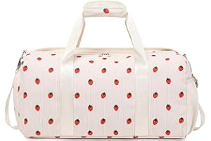 Kimwadalh Bolsa de Deporte Niña Bolsos de Viaje Niñas Bolsa de Fin de Semana Chicas Bolsa de Danza Baile,Bolsas de Deporte con Compartimento para Zapatos y Bolsa Húmeda