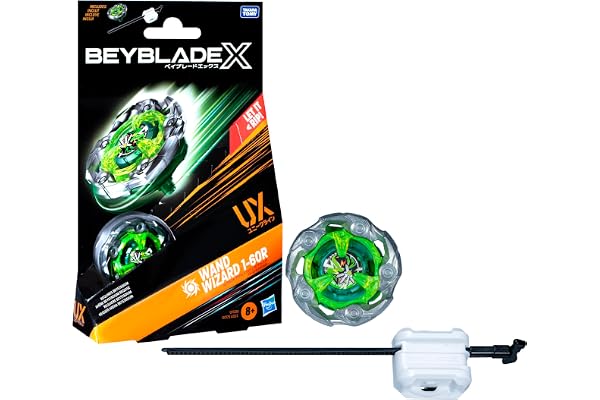Beyblade X Starter Pack - HSG1538 - snurra + Green Wand Wizard Launcher