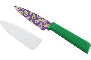 Kuhn Rikon 20492 Colori+ Couteau à Légumes Funky Fruit Avocado