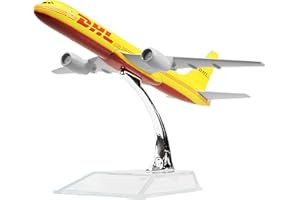 LEX ES Diecast Airplane 1:400 DHL B757 Metal （16cm） Plane Model Office Decoration or Gift