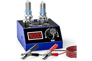 MRCARTOOL Tändningstestare för bil, tändstiftstestare, tändsystemstestare med två hål, skyddskåpa för tändstift, 12 mm (blå K