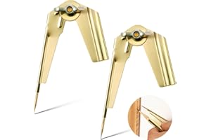 Dreyoo 2 Pack Pencil Compass and Scriber, 8 Inch Compass Scribe Tool, Woodworking Compass Scriber, Accurate Circle Compass Tool for Drawing, Drafting, Geometry, Carpentry