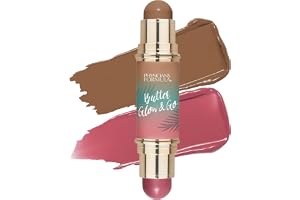 Physicians Formula Butter Glow & Go, Dubbeländad Multiuse Makeup Stick för Kinder, Ögon och Läppar, Kompatibla Nyanser för Bronzer, Konturer och Rouge, Berry