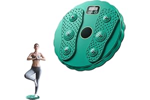 KENSBRO Twist Waist Disc mit Zähler,Taillentwister Abnehmen Geräte,Fit Twist Sportgerät, Bauchtrainer Drehscheibe Aerobic-Training für Fußmassage und Taille Übung