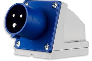 ‎REV REV Caravan, CEE-Stecker Wand 230V, 3-polig, 1Ph + N+ PE, IP44, blau