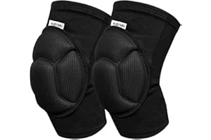 YUSVWKJ Protective Knee Pads Thick Sponge Anti-Collision Kneepads Protector for Volleyball,Dance,Basketball Riding,Runining,Skateboard,Outdoor Sport Non-slip Wrestling Highly Elastic Knee Protector 1 Pair