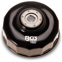 BGS Clé à Filtres 14 Pans - Ø 74 Mm - Pour Mercedes-Benz Et VW - Vernie Noir