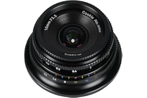 7Artisans 10mm F3.5 APS-C Camera Lens Wide Angle for M43 Mount Mirrorless Cameras