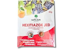 Hexitiazox JED 40 GR Insecticida y Acaricida contra Araña Roja MUY EFECTIVO | Acaricida, Insecticida y Ovicida contra Araña Roja 40 GR para 40 litros de Agua | Uso No Profesional | Nexum Market