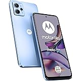 Motorola moto g13 Smartphone (6,52"-HD+-Display, 50-MP-Kamera, 4/128 GB, 5000 mAh, Android 13), Lavender Blue, inkl. Schutzco