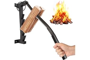 TUSAUW Wall Mount Firewood Splitter Soft Wood Kindling Splitter for Indoor or Outdoor Firewood Kindling Splitter Wall Mount Kingling Maker Wood Splitter