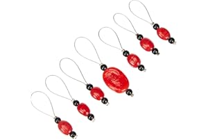 KnitPro Zooni Marqueurs de Mailles Perles Orange, Taille Unique, Tangerine