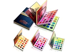 Beauty Glazed Color Shades 72 Color Pressed Powder Eyeshadow Makeup Shimmer Glitter Matte Palette Portable Super Pigmented Metallic Shiny Long Lasting Blendable Book Cień do powiek
