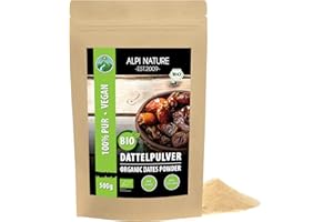 ‎ALPI NATURE Alpi Nature Dattelzucker BIO 500g, Datteln bio gemahlen, Dattelpulver, Dattelsüße als Zuckerersatz