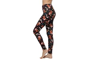 Love My Fashions Christmas Legging for Womens High Waisted Legging Xmas Snowflake Reindeer Santa Elf Printed Novelty Legging Yoga Running Gym