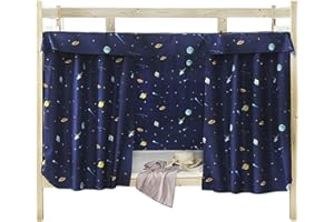 BXT Cabin Bunk Bed Tent Curtain Cloth Dormitory Mid-sleeper Bed Canopy Spread Blackout Curtains Dustproof Mosquito Protection Screen Net