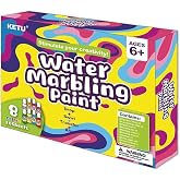 Alybrol Marbling Paint Art Kit for Kids, Water Marble Art, Arts and Crafts for Girls & Boys 6-12 Years Old, Craft Kits, Birth