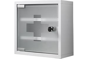 TOMASUCCI Wink design, Pensile armadietto Porta Medicinali primo soccorso SAVANNAH, Bianco