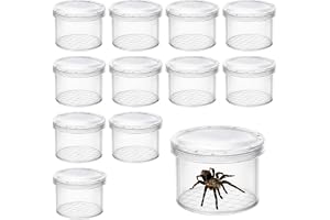 12 Pcs Bug Catcher, Insect Observation Bug Box Set, Magnifying Glass Containers for Nature Study, Ideal for Outdoor Explorati