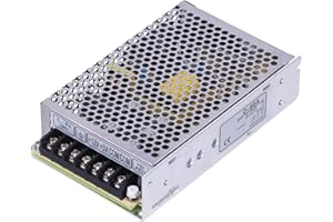 WALFRONT Alimentation à Découpage 60W Double Sortie 5V 4A & 12V 3A, Convertisseur AC/DC pour Projets Électroniques, LED – Entrée 100-240V AC – Boîtier Aluminium