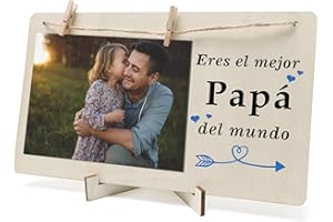 CRAHALEN Regalo Padre Regalo Padre Original Regalo Padre Cumpleaños Regalos para Padres Primerizos Regalos Padre Navidad Dia del Padre Regalos Regalos para Padres En Boda Marcos De Fotos Originales Portafotos