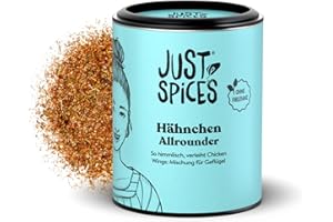 ‎JUST SPICES Just Spices Hähnchen Allrounder I Mariniere Geflügel, Brathähnchen, Wings und vieles mehr I Gewürzdose, 79 g