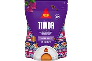 Delta Cafés Origen Timor - Café Molido Equilibrado y Exótico con Notas de Chocolate y Especias Dulces - 220 g