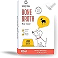 Goofy Tails Lamb Bone Broth for Dogs 100 ml (100 ml X 1 Pack), Human Grade, Preservative Free, Gut Friendly Dog Food Topper, Dog Supplements with Natural Collagen