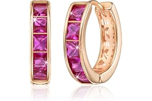 Linawe Orecchini a cerchio piccoli, orecchini a spirale ad anello piercing, gioielli da donna senza nichel, mini orecchini a cerchio in oro argento e rosa