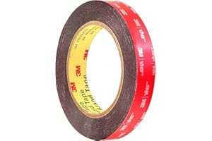 CANOPUS Professionnel 3M VHB 5952 Ruban Adhesif Double Face 3M Extra Fort 19mm x 3m Epais 1,1mm Étanche Résistance aux Hautes Températures, Adhésif Puissant de Montage, Intérieur, Extérieur, Voitures