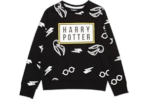Popgear Girl's Harry Potter Icons Crewneck Sweatshirt Fashion