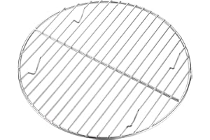 CAMPING MOON Campingmoon φ9.45''/φ24 cm Rejilla Redonda de Acero Inoxidable para Asar Hornear al Vapor para Horno Holandés de 12 Pulgadas W24