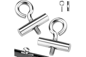 2 st Kederstoppar 8-10mm Stoppar för Kederlist Kederstoppar med Karabinhake i Rostfritt Stål Kederlist Tillbehör Blockeringss