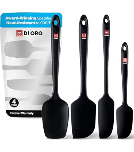 Set 2 Spatole Silicione U-Taste - Resistente Al Calore 315°C Per Cucina - Foto 13