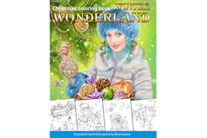 Winter Wonderland. Christmas coloring book for adults: Grayscale & Line art Coloring book (Christmas Coloring books, Band 3)